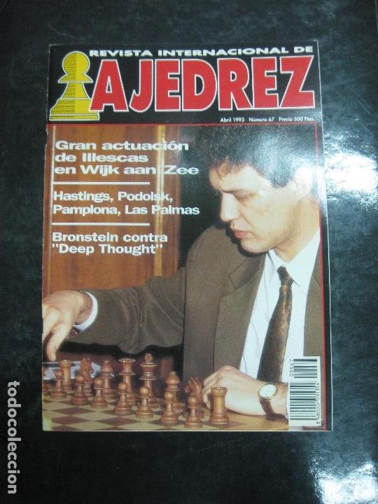 Coleccionismo deportivo: REVISTA INTERNACIONAL DE AJEDREZ N&ordm; 67. CURSO DE ESTRATEGIA: ALFILES DE DISTINTO COLOR. ABRIL 1993