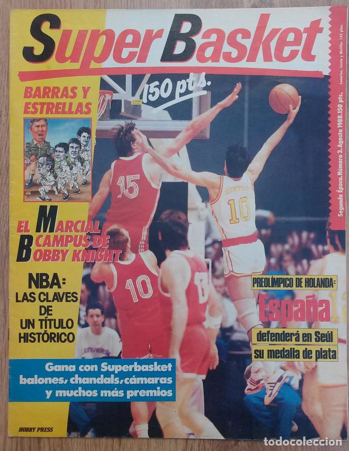 Sports collectibles: Revista de baloncesto Superbasket Numero 3 . Segunda epoca. Tama&ntilde;o periodico. 1988