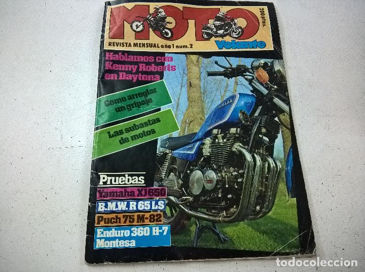 Coleccionismo deportivo: REVISTA MOTO VOLANTE-NUMERO 2-KENNY ROBERTS-ENDURO 360 H-7 MONTESA-PUCH 75 M-82....