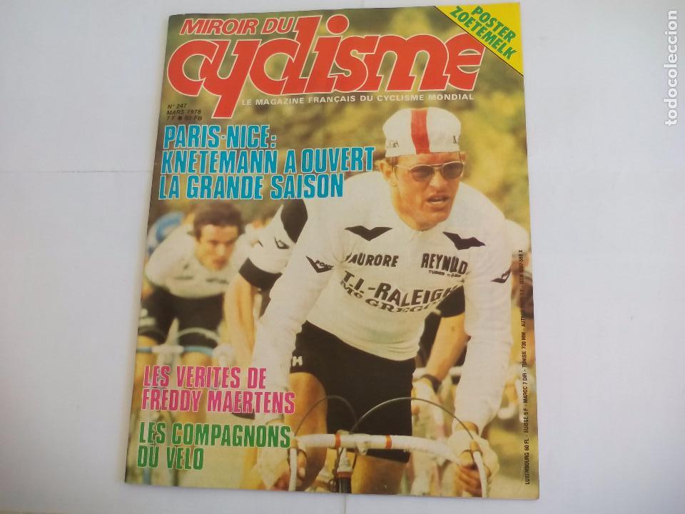 Coleccionismo deportivo: Miroir du Cyclisme. Magazine. 1978 n&ordm; 247. Revista de Ciclismo. Maertens. Paris niza,Van Calster..