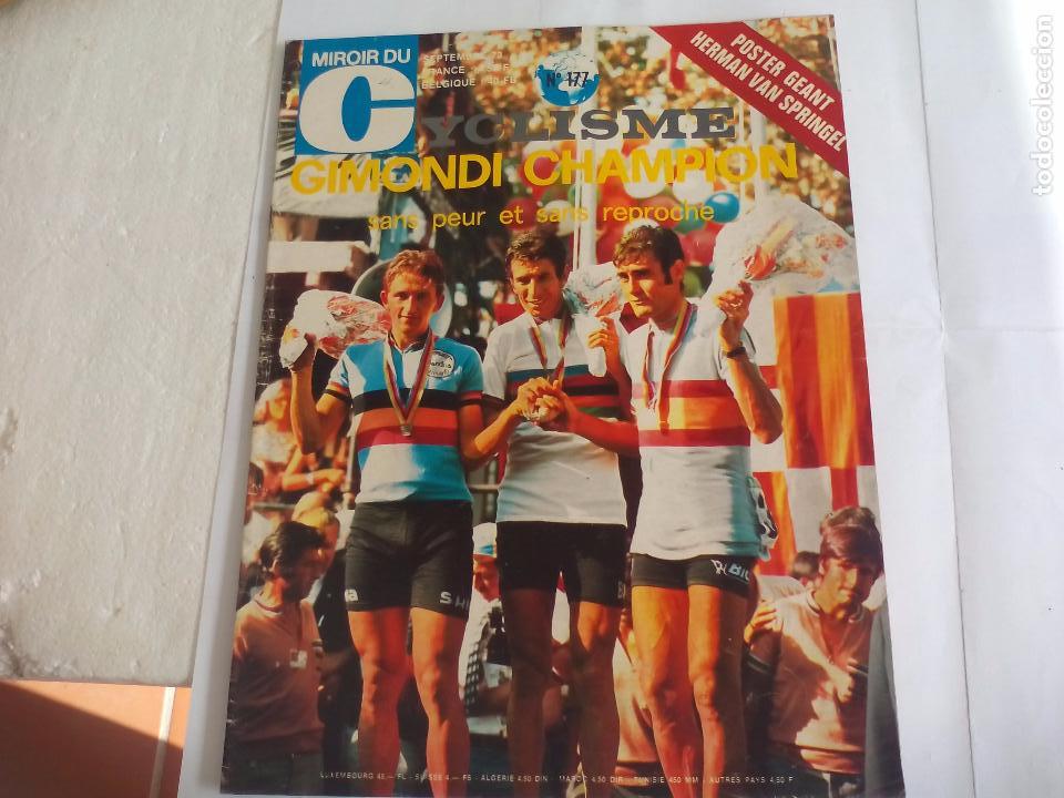 Coleccionismo deportivo: Miroir du Cyclisme Magazine 1973 n&ordm; 177 Revista de Ciclismo.Morelon,Sheila Young,Catiaeau Jose