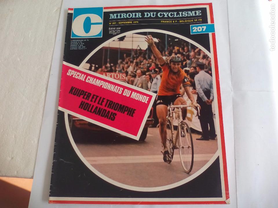 Coleccionismo deportivo: Miroir du Cyclisme Magazine 1975 n&ordm; 207 Revista de Ciclismo.Kuiper;Jean Stablinski,Sue Novarra