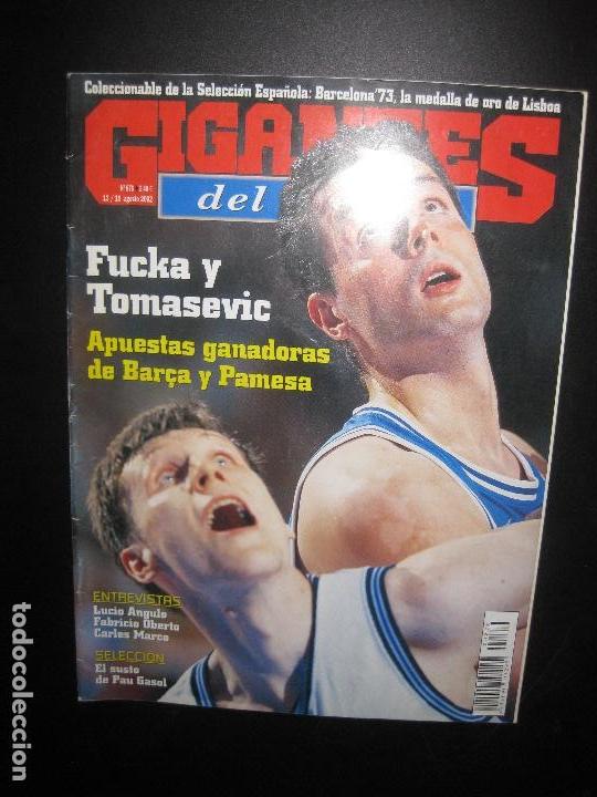 Collezionismo sportivo: GIGANTES DEL BASKET N&ordm; 876. 13/19 AGOSTO 2002. FUCKA Y TOMASEVIC.