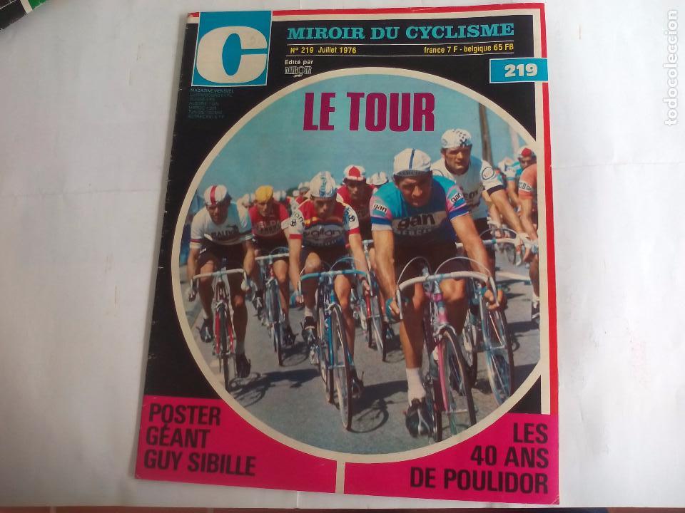 Coleccionismo deportivo: Miroir du Cyclisme Magazine 1976 n&ordm; 219 Revista de Ciclismo. Van Impe, Maertens.Poulidor