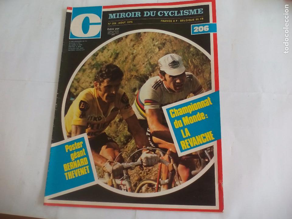 Coleccionismo deportivo: Miroir du Cyclisme Magazine 1975 n&ordm; 206 Revista de Ciclismo.Moser,thevenet,Francois Mahe
