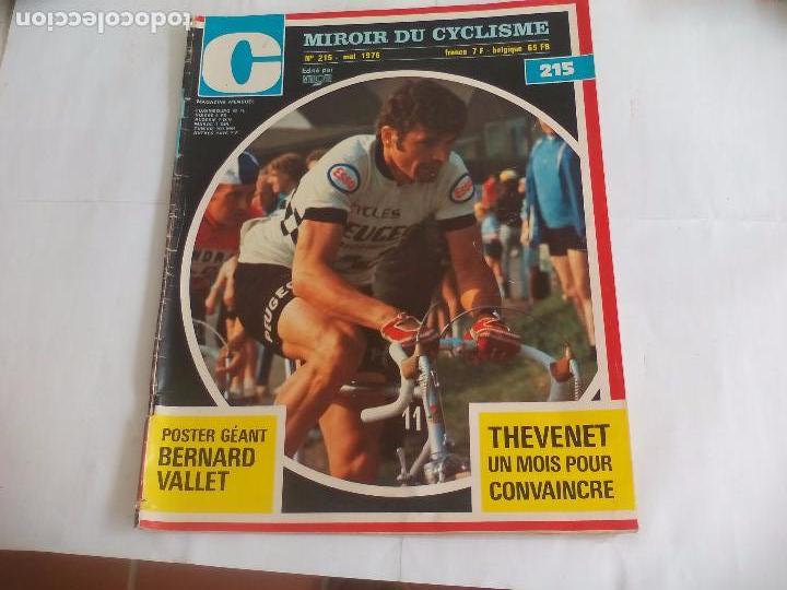 Coleccionismo deportivo: Miroir du Cyclisme Magazine 1976 n&ordm; 215 Revista de Ciclismo.Poulidor.Esclassan,Mollet.Maertens