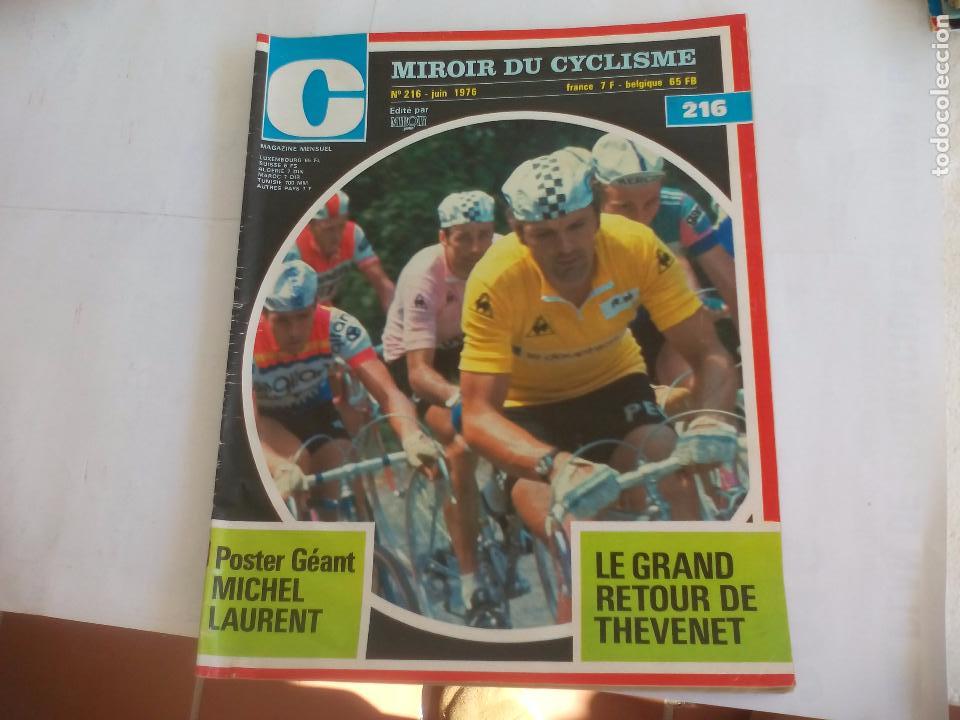 Coleccionismo deportivo: Miroir du Cyclisme Magazine 1976 n&ordm; 216 Revista de Ciclismo.Thevenet,Esclassan,JOs&eacute; Pesarrodona