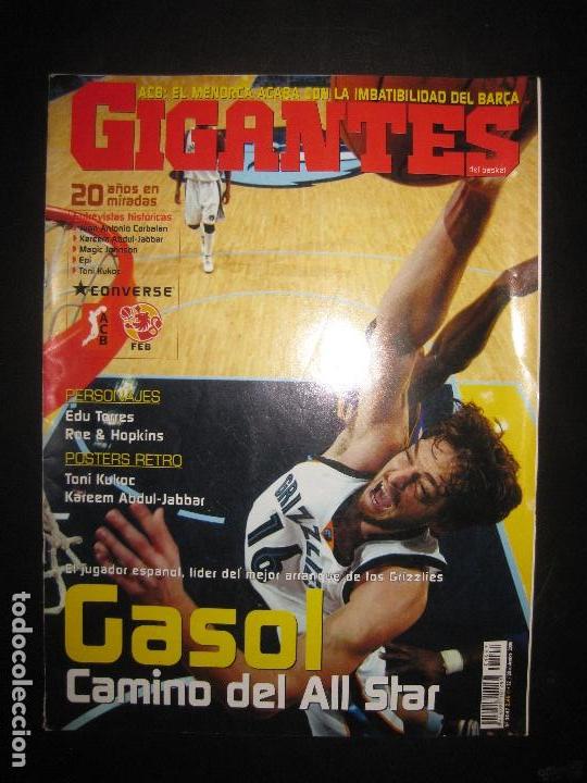 Collezionismo sportivo: GIGANTES DEL BASKET N&ordm; 1047. GASOL, ALL STAR. POSTERS RETRO TONI KUKOC, ABDUL-JABBAR. NOVIEMBRE 2005