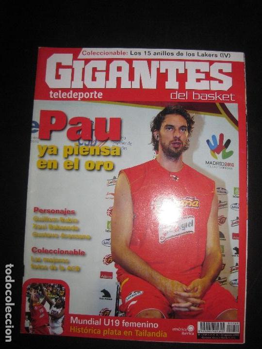 Collezionismo sportivo: GIGANTES DEL BASKET N&ordm; 1240. COLECCIONABLE: LOS 15 ANILLOS DE LOS LAKERS (IV). AGOSTO 2009