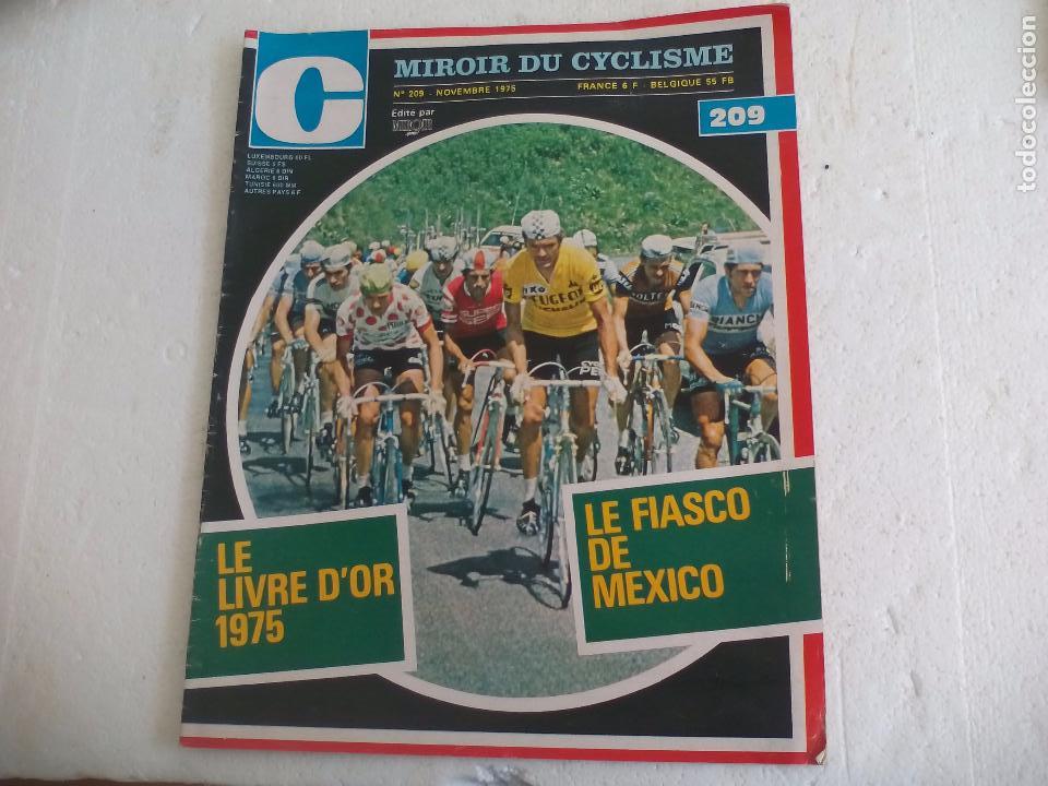 Coleccionismo deportivo: Miroir du Cyclisme Magazine 1975 n&ordm; 209 Revista de Ciclismo.Vlaeminck,Merckx, resultados del a&ntilde;o