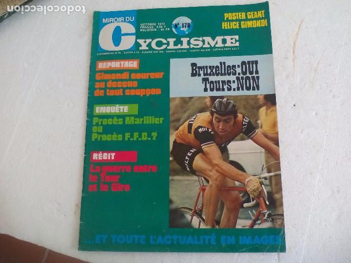 Coleccionismo deportivo: Miroir du Cyclisme Magazine 1973 n&ordm; 178 Revista de Ciclismo. Gimondi,Van linden..