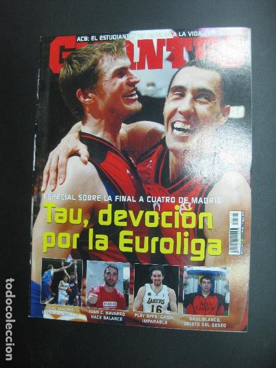 Coleccionismo deportivo: GIGANTES DEL BASKET N&ordm; 1174. ESPECIAL FINAL FOUR DE MADRID. TAU, DEVOCION POR EUROLIGA. ABRIL 2008