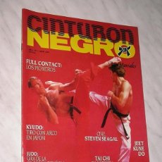 Coleccionismo deportivo: CINTURON NEGRO Nº 3, MAYO 1989. REVISTA DE ARTES MARCIALES. PÓSTER MIKAMI. STEVEN SEAGAL. INOSANTO.