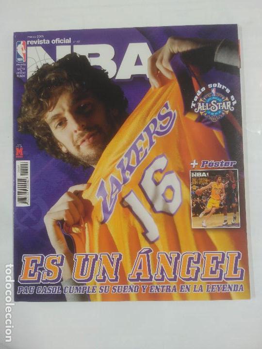Sammelleidenschaft Sport: REVISTA NBA OFICIAL. MARZO 2008. N&ordm; 187. PAU GASOL ES UN ANGEL. TDKR38