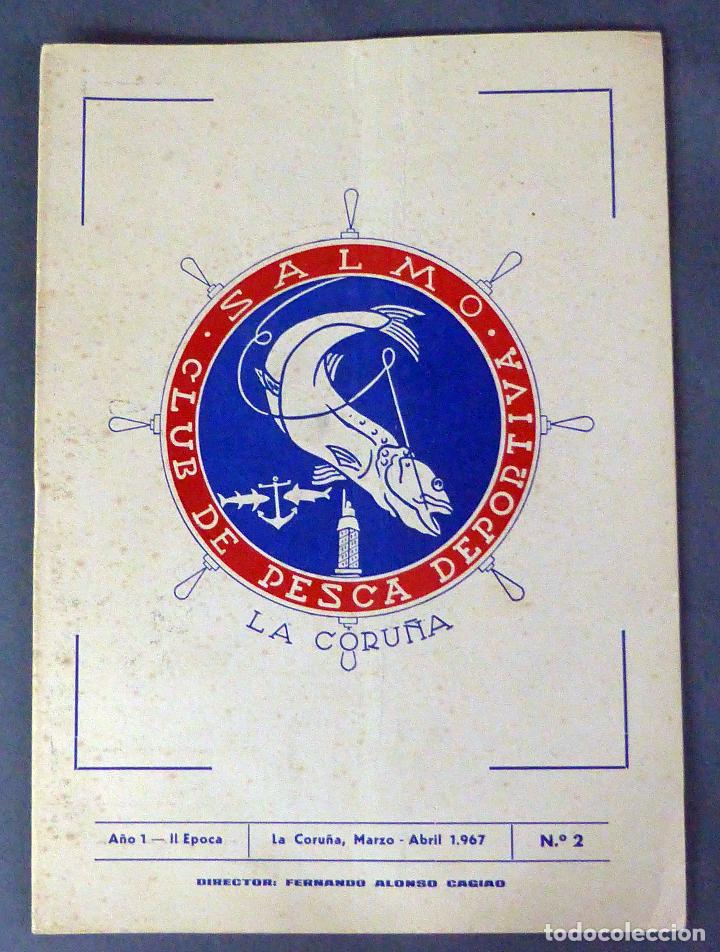 Collectionnisme sportif: Club Pesca Deportiva Salmo Coru&ntilde;a Revista Gu&iacute;a a&ntilde;o I marzo abril n&ordm; 2 1967