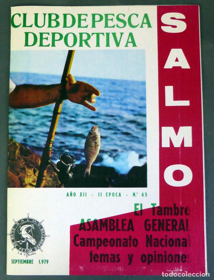 Coleccionismo deportivo: Club Pesca Deportiva Salmo Coru&ntilde;a Revista Gu&iacute;a a&ntilde;o XII Septiembre n&ordm; 65 1979