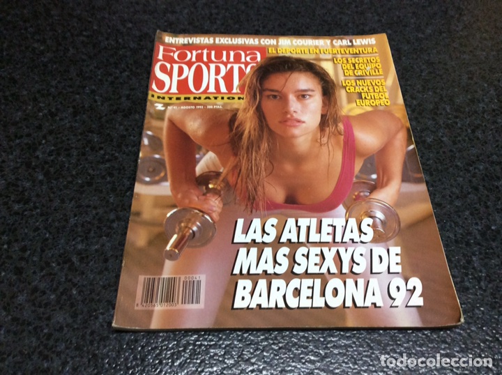 Coleccionismo deportivo: FORTUNA SPORTS INTERNACIONAL. N&ordm; 41 agosto 1992 las atletas mas sexys de barcelona 92