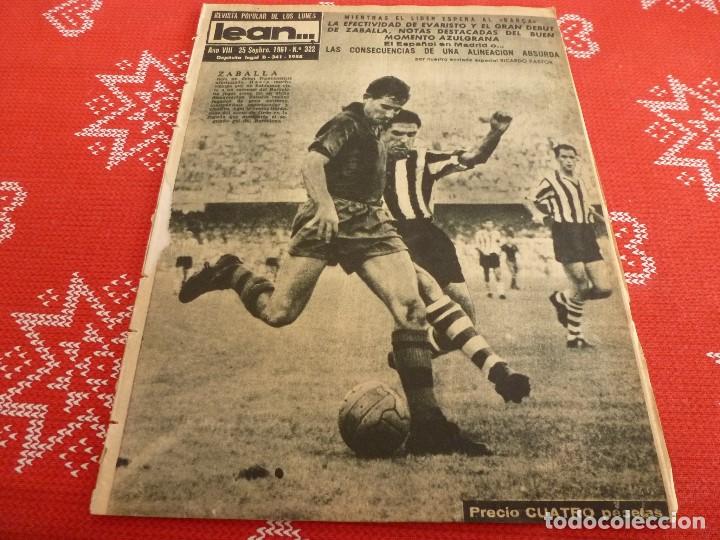 Coleccionismo deportivo: (ML)LEAN(25-9-61)PROX.ESPA&Ntilde;OL-HANNOVER,BAR&Ccedil;A 4 BILBAO 2,LA VOLTA,SAN MARTIN 1 L&Eacute;RIDA 3.