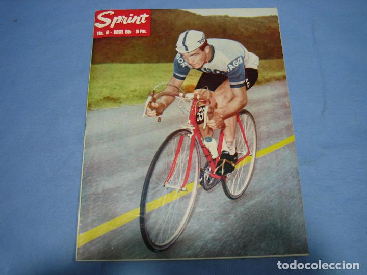 Coleccionismo deportivo: Revista de ciclismo Sprint a&ntilde;os 60. N&uacute;mero 58 Agosto 1966