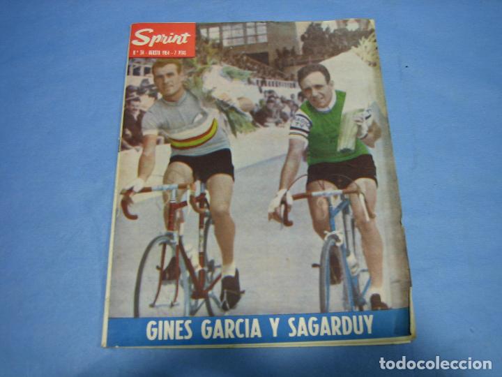 Coleccionismo deportivo: Revista de ciclismo Sprint a&ntilde;os 60.Agosto 1964 n&uacute;mero 34