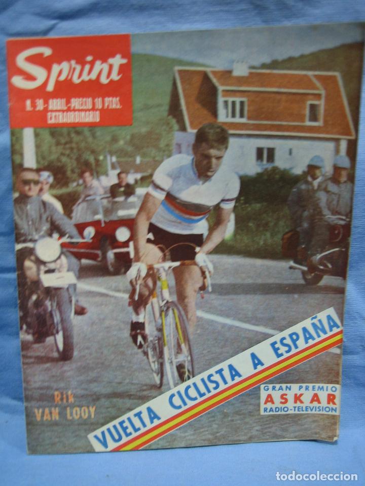 Coleccionismo deportivo: Revista de ciclismo Sprint a&ntilde;os 60. N 30.Del 30 Abril al 13 Mayo 1964