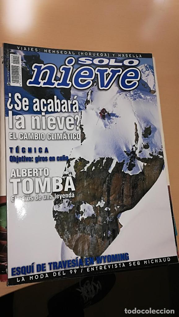 Coleccionismo deportivo: Revista Solo Nieve n&ordm; 13 Enero 99 - Snowboard Esqui