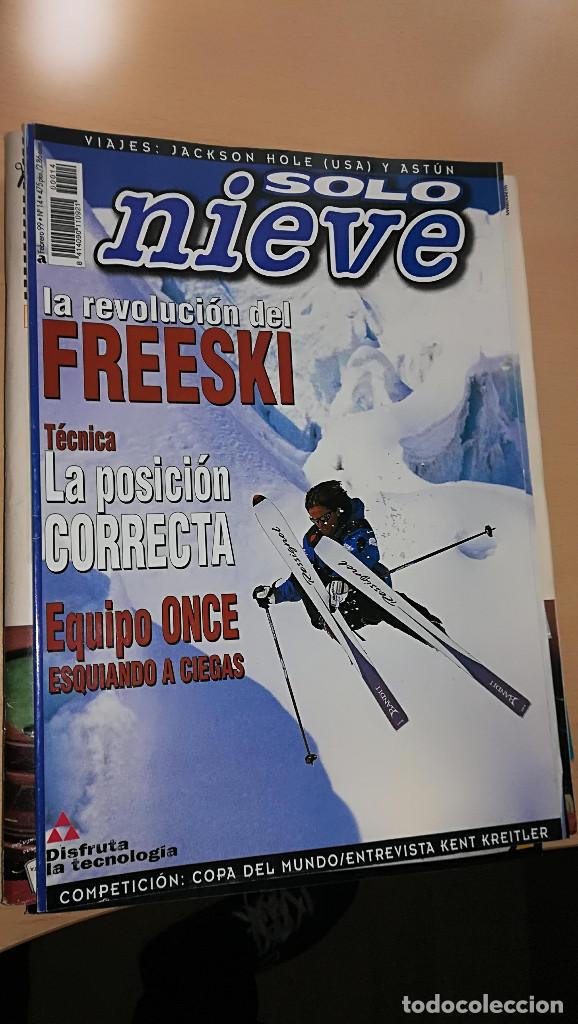 Coleccionismo deportivo: Revista Solo Nieve n&ordm; 14 Febrero 99 - Snowboard Esqui