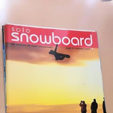 Coleccionismo deportivo: REVISTA SOLO SNOWBOARD Nº 13 INVIERNO 2002. Lote 113777463