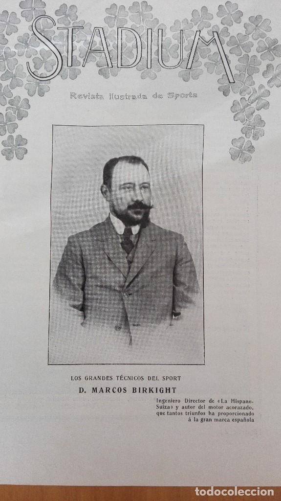 Revista Rarisima Stadium 1911 Copa Automovilism Comprar Revistas Y Periodicos Antiguos Deportivos En Todocoleccion