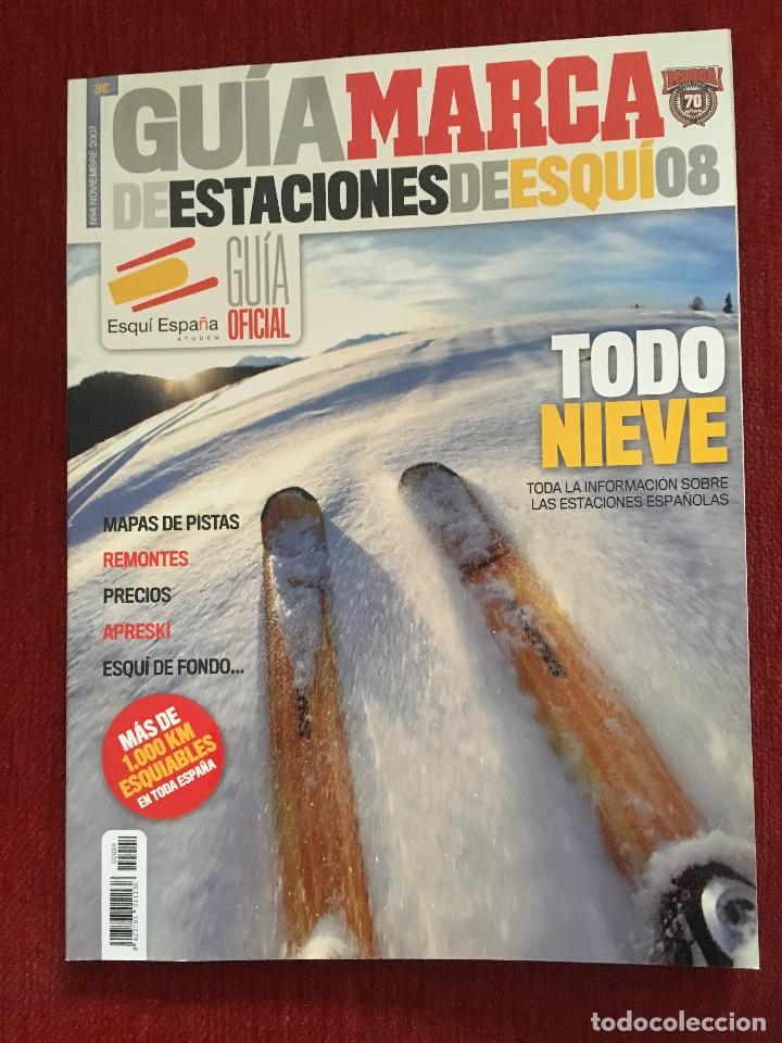 Coleccionismo deportivo: REVISTA MARCA GUIA DE NIEVE EXTRA ESPECIAL A&Ntilde;O 2007 2008 SKI ESQUI