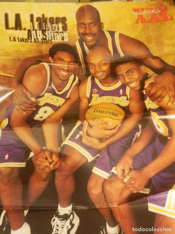Sammelleidenschaft Sport: P&Oacute;STER GIGANTE - AMERICAN BASKET. XXL BASKETBALL - Los angeles Lakers