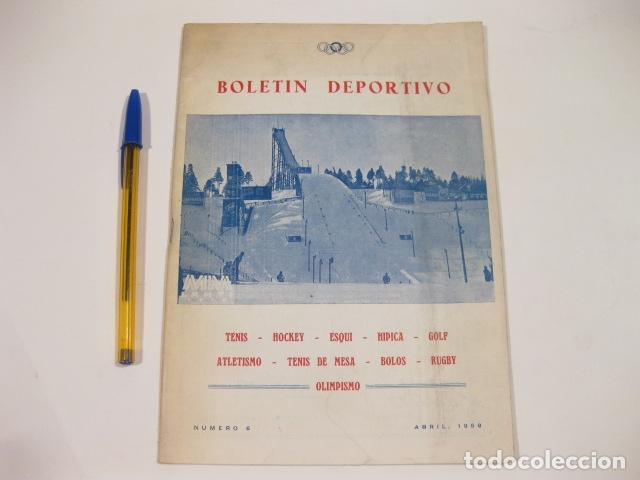 Sports collectibles: BOLET&Iacute;N DEPORTIVO A&Ntilde;O II N&Uacute;MERO 6 DE ABRIL DE 1958. INFORMACI&Oacute;N Y DIBULGACI&Oacute;N DEL DEPORTE