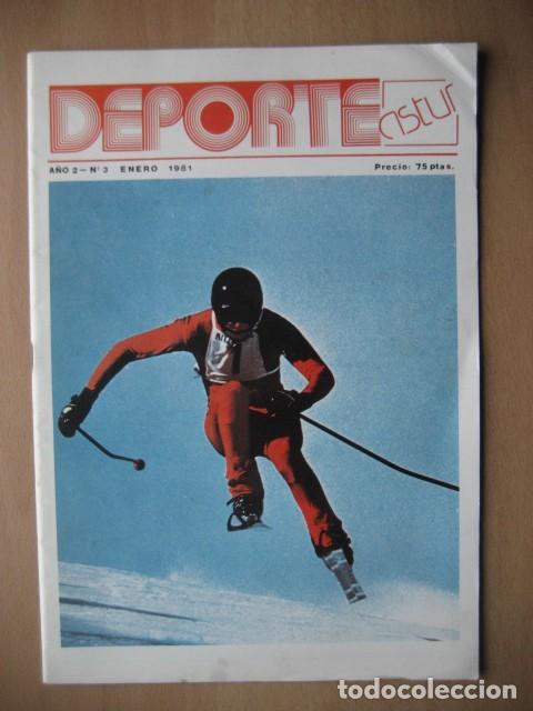 Coleccionismo deportivo: DEPORTE ASTUR N&ordm;3 - ENERO 1981 - CONTRAPORTADA FOTO CICLISMO: CICLISTA GAYLO
