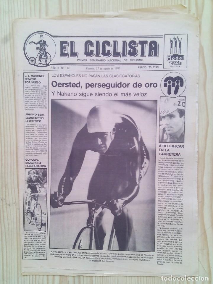 Sammelleidenschaft Sport: Periodico El Ciclista - Numero 113 - 27 De Agosto 1985