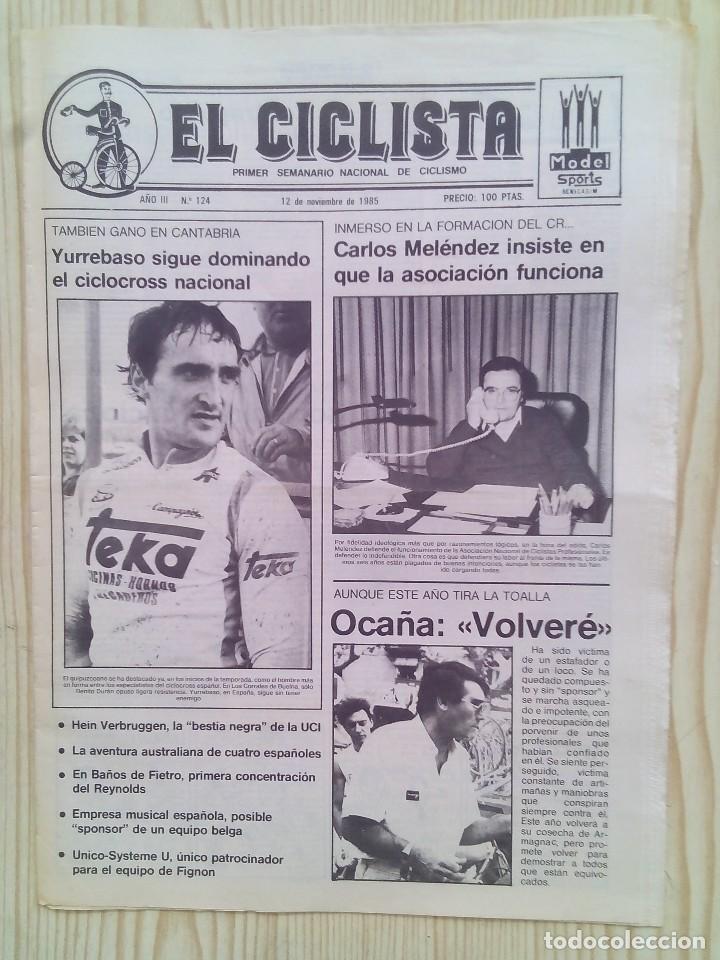 Sammelleidenschaft Sport: Periodico El Ciclista - Numero 124 - 12 De Noviembre 1985