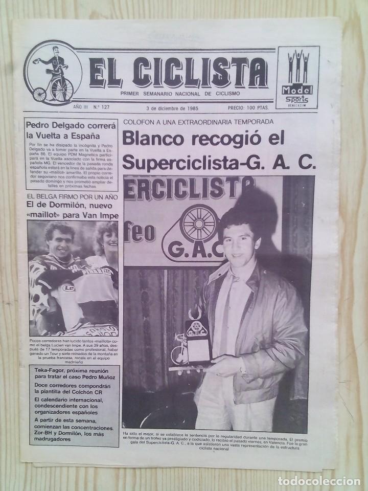Sammelleidenschaft Sport: Periodico El Ciclista - Numero 127 - 3 De Diciembre 1985