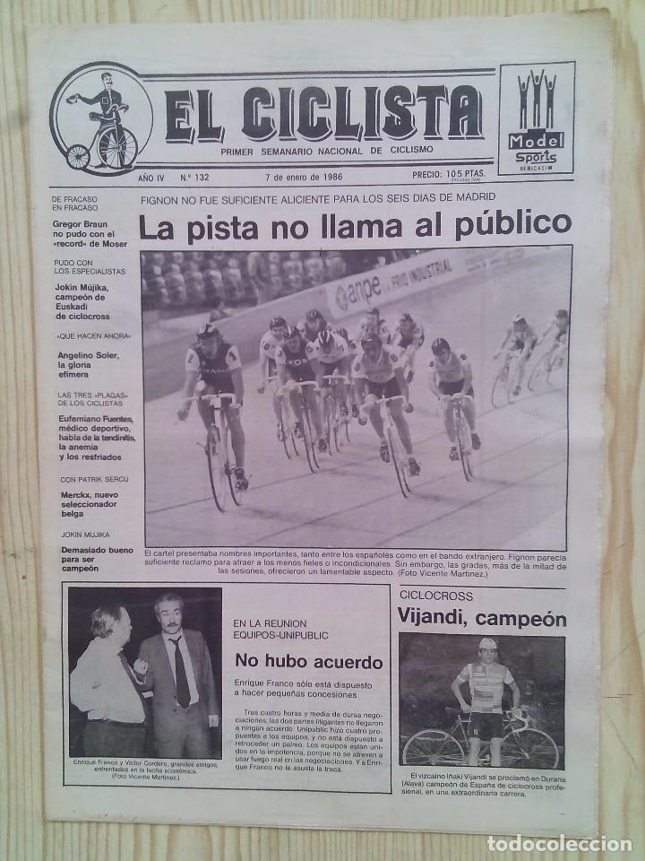 Sammelleidenschaft Sport: Periodico El Ciclista - Numero 132 - 7 De Enero 1986
