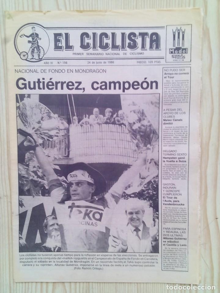 Sammelleidenschaft Sport: Periodico El Ciclista - Numero 156 - 24 De Junio 1986