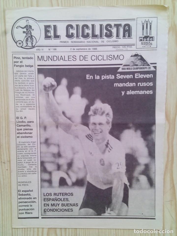 Collectionnisme sportif: Periodico El Ciclista - Numero 166 - 2 De Septiembre 1986