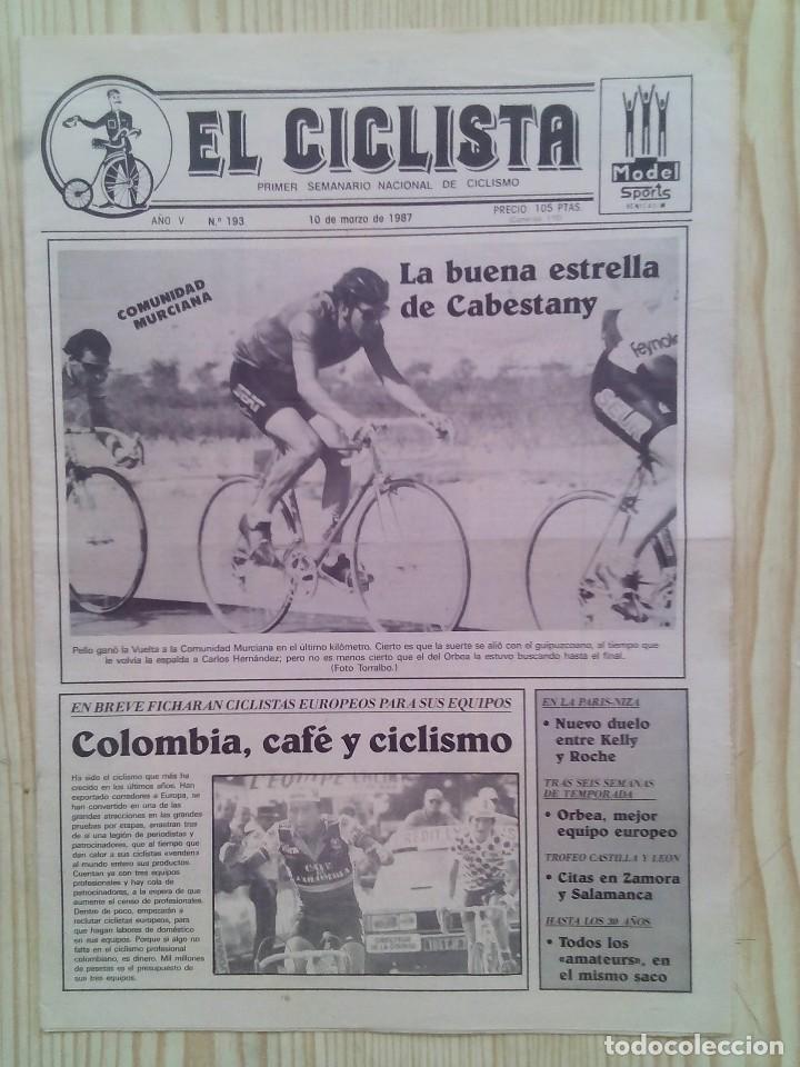 Sammelleidenschaft Sport: Periodico El Ciclista - Numero 193 - 10 De Marzo 1987