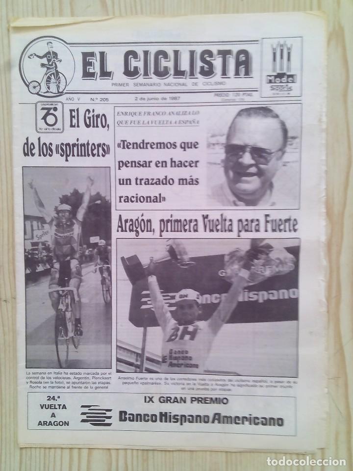 Sammelleidenschaft Sport: Periodico El Ciclista - Numero 205 - 2 De Junio 1987
