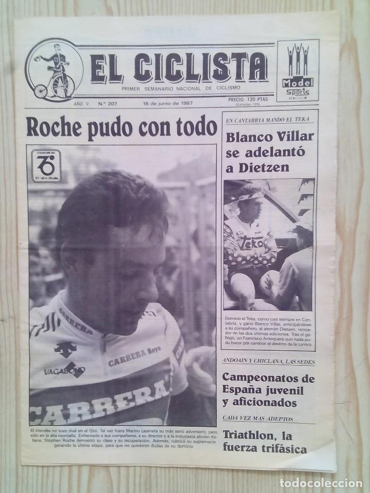 Collectionnisme sportif: Periodico El Ciclista - Numero 207 - 16 De Junio 1987