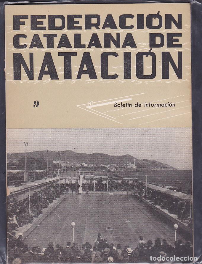 Sports collectibles: REVISTA BOLETIN FEDERACION CATA&Ntilde;ANA DE NATACION N&ordm; 9
