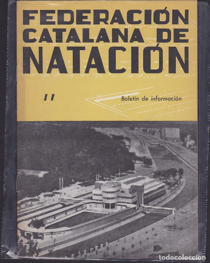 Sports collectibles: REVISTA BOLETIN FEDERACION CATA&Ntilde;ANA DE NATACION N&ordm; 11