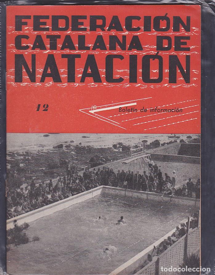 Sports collectibles: REVISTA BOLETIN FEDERACION CATA&Ntilde;ANA DE NATACION N&ordm; 12
