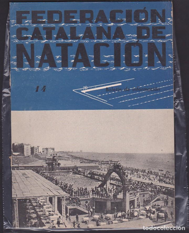 Sports collectibles: REVISTA BOLETIN FEDERACION CATA&Ntilde;ANA DE NATACION N&ordm; 14