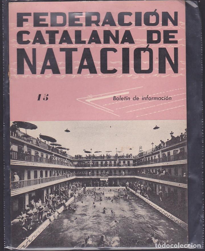 Sports collectibles: REVISTA BOLETIN FEDERACION CATA&Ntilde;ANA DE NATACION N&ordm; 15