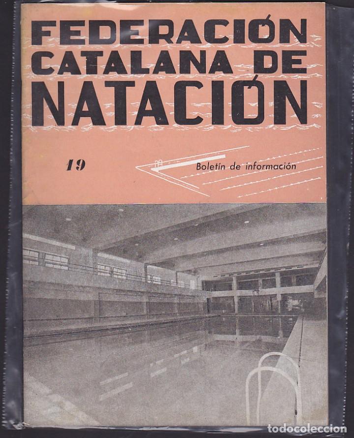 Sports collectibles: REVISTA BOLETIN FEDERACION CATA&Ntilde;ANA DE NATACION N&ordm; 19