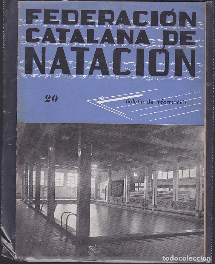 Sports collectibles: REVISTA BOLETIN FEDERACION CATA&Ntilde;ANA DE NATACION N&ordm; 20