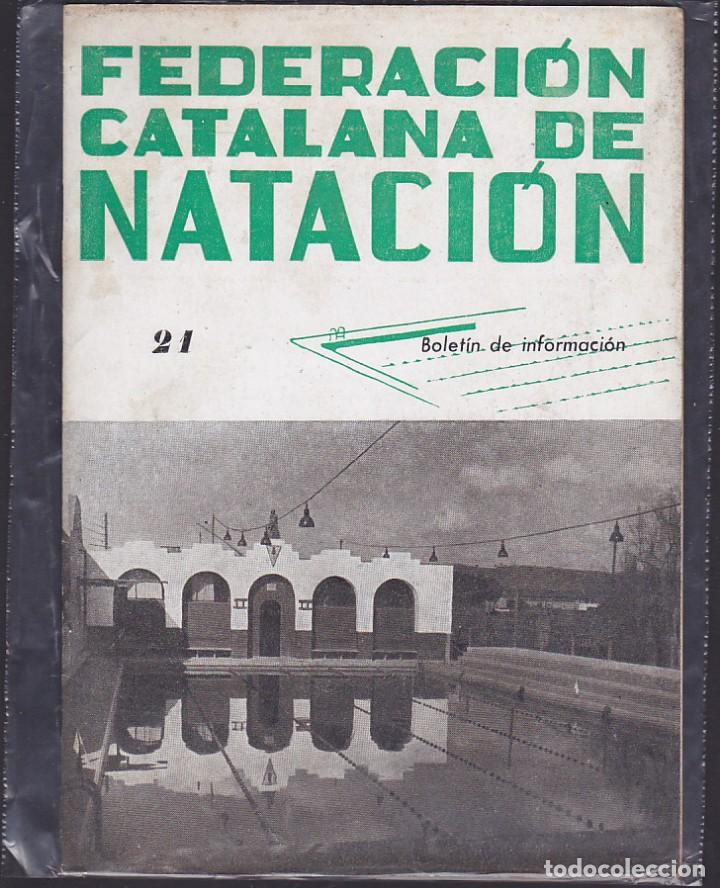 Sports collectibles: REVISTA BOLETIN FEDERACION CATA&Ntilde;ANA DE NATACION N&ordm; 21